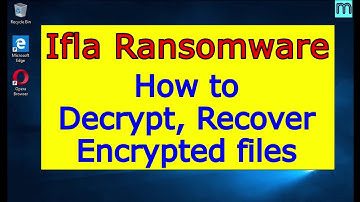 Ifla virus (ransomware). How to decrypt .Ifla files. Ifla File Recovery Guide.