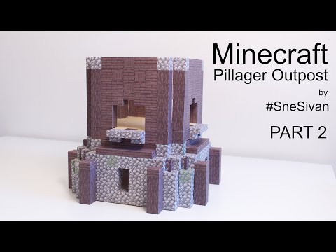 Pixel Papercraft - Desert Temple - Part 3 (Last Part)