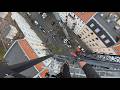 Stromlose Montage eines AK310 Turmdrehkranes | Gegenausleger 1 &amp; 2