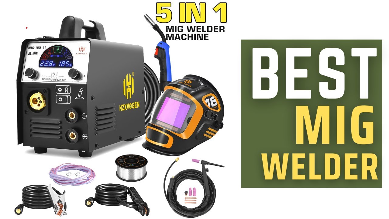 Best MIG Welding Machine | HZXVOGEN 5 in 1 MIG Welding Machine Review ...
