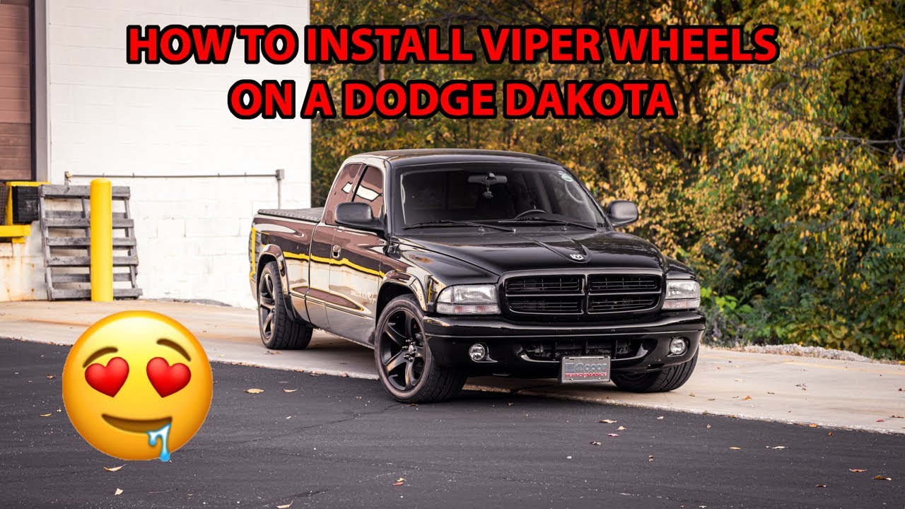 How to put Viper Wheels on a Dakota RT - YouTube