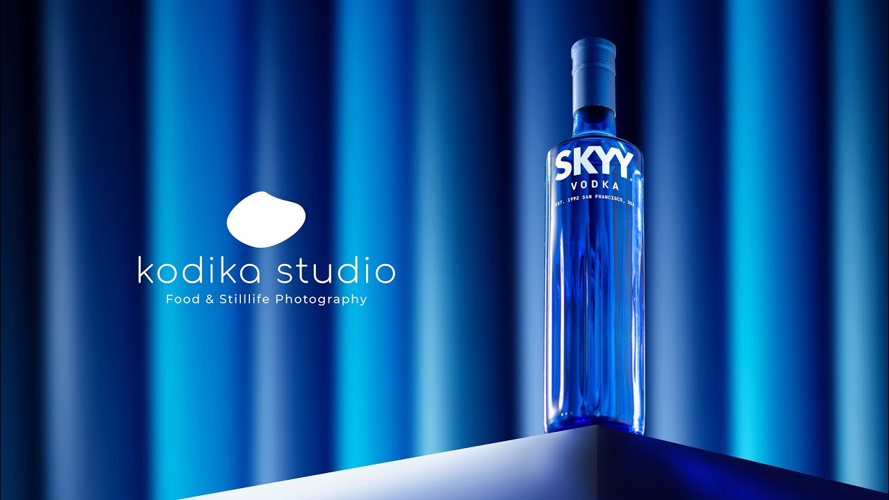 Kodika (狭小スタジオ)徒然日記 #03 【SKYY VODKA ボトル練習撮影・stilllifePhotography】