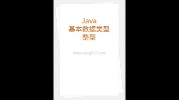 Java 基本数据类型 整型（学习 Java 编程语言 001）（竖屏）