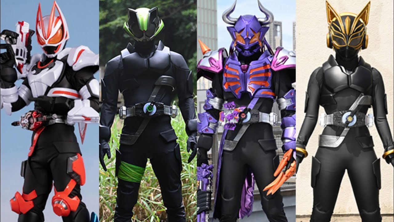 ギーツ系ライダー7人が解禁！仮面ライダーギーツ 制作発表で判明したキャストや姿を確認しよう！狸/タイクーン・猫/ナーゴ・牛/バッファ - YouTube