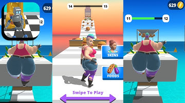 Fat 2 Fit! NEW characters All Levels Gameplay (Android, IOS)