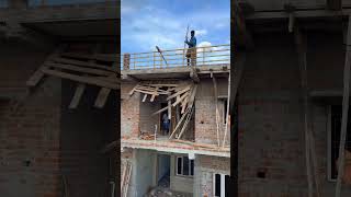 1St Floor FormWork Removal Construction#shorts #centring #roof #shuttering