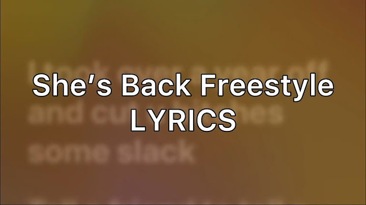 Diamond Dondada - SHE’S BACK FREESTYLE [LYRICS]