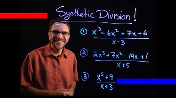 Synthetic Division - HOW TO - Dividing Cubic Polynomials