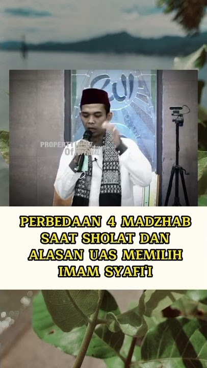 perbedaan 4 madzhab saat sholat dan alasan uas memilih imam syafi'i #ustadzabdulsomad #ceramah #fyp