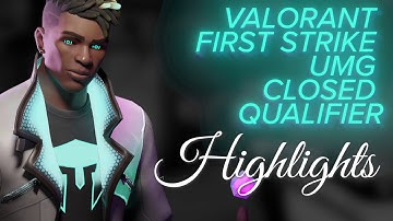 IMT Valorant First Strike UMG Qualifier HIGHLIGHTS | Pro Esports Frag Video