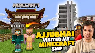 Totalgaming093 Visited My Minecraft Smp Ajjubhai & Amitbhai In Survivors Smp