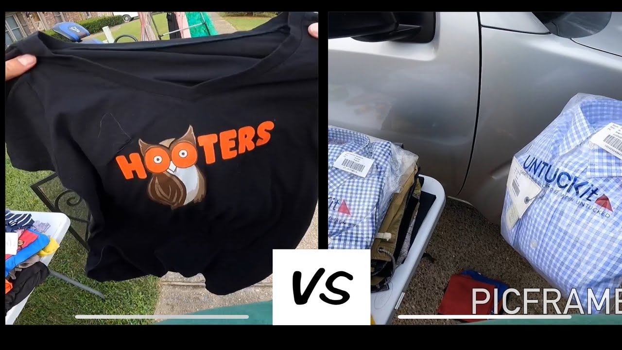 Hooters at This Yard Sale. 🦉🦉Hooters vs UNTUCKit, Which One Resells Better on eBay?