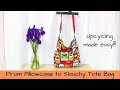 Upcycled: From Pillowcase to Slouchy Tote Bag/DIY Tote Bag