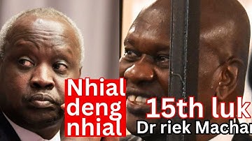 27/10/2025 nɛy tin ci̠ thiay kä kuumɛ dr riek machar, nɛɛ dr riek tin caa yiɛn kä juba