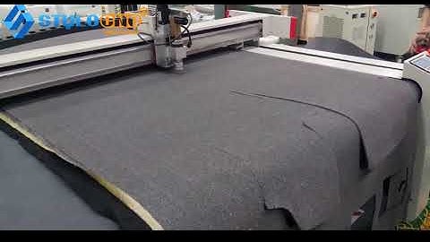 Oscillating knife cutter machine with Auto feeding system working video