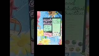 🌱 Organic Farming Brochure 📚Simple &amp; Creative Project ✨#projectfile #schoolproject #organicfarming