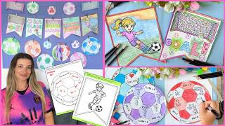 Summer School Math Activities That Students Actually Enjoy ⚽ Soccer Math Crafts Bulletin Board Ideas