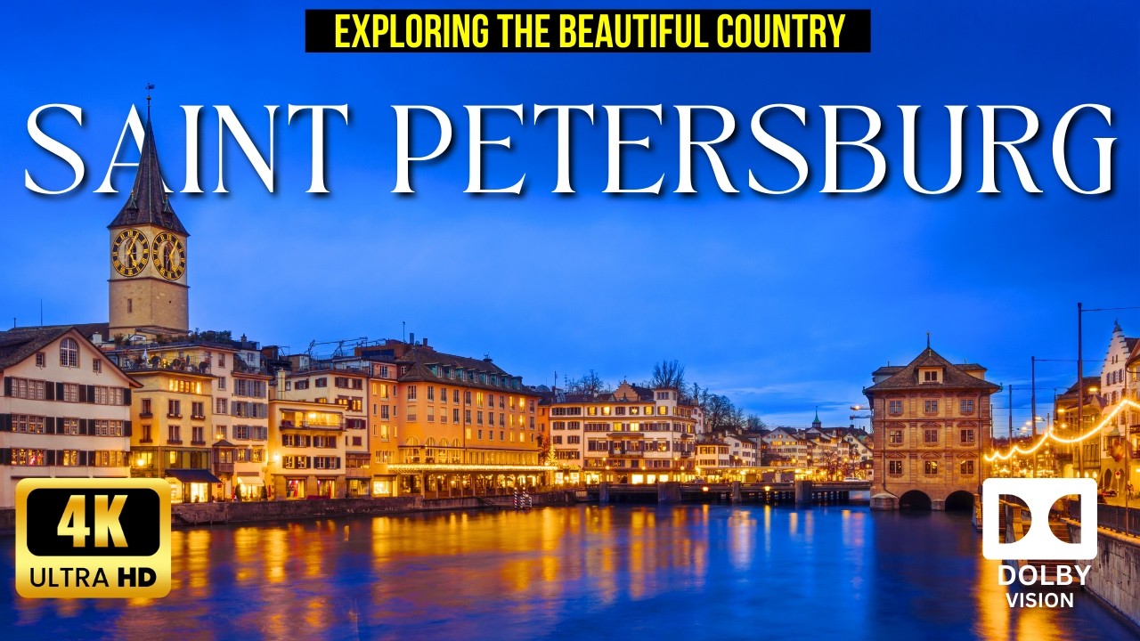 Saint Petersburg in 4K 🇷🇺 HDR (60FPS) The Russia They Don't Want You To See | St Petersburg 4K
