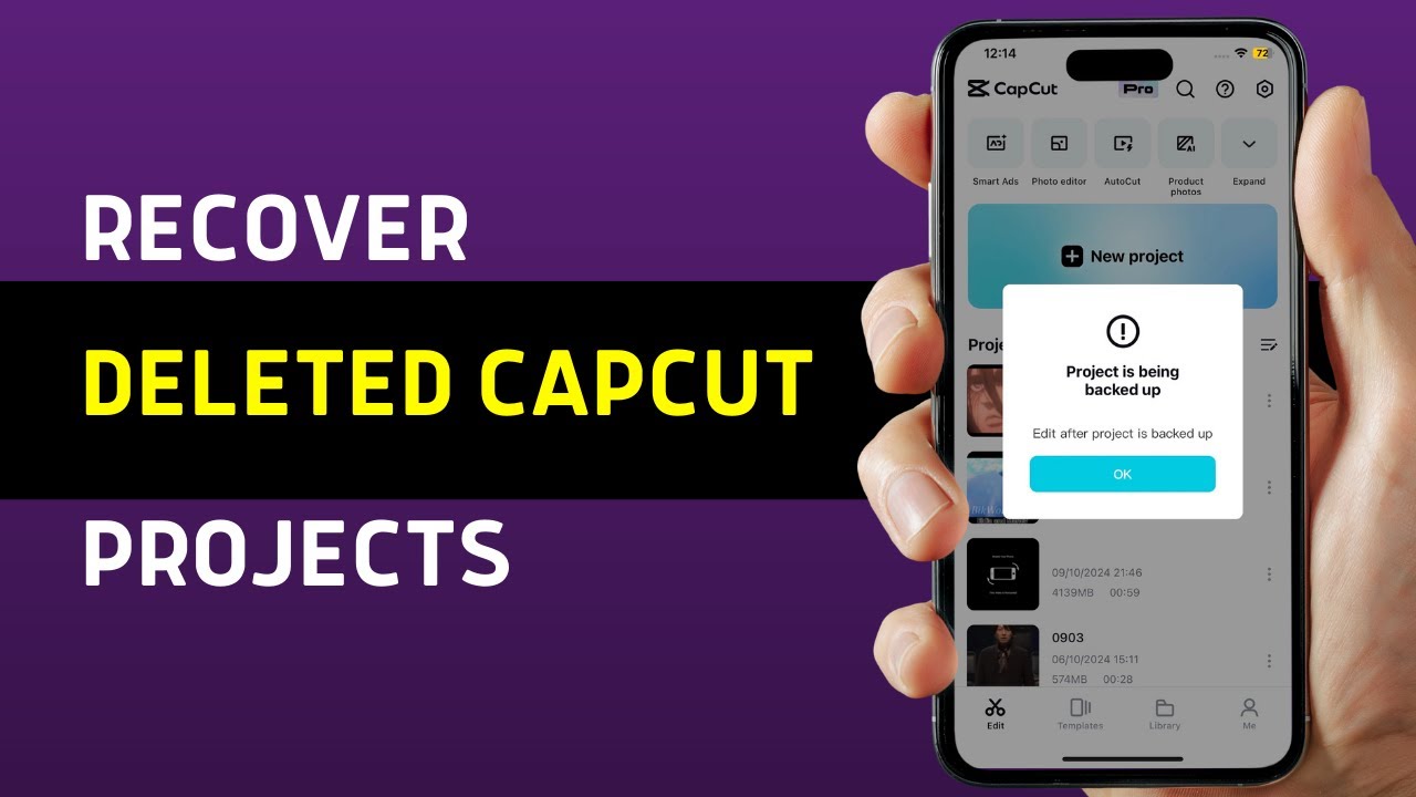 How To Recover Deleted Project In Capcut App (2025 GUIDE)