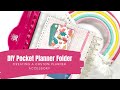 DIY Planner Folder with Pockets - Planner Accessories