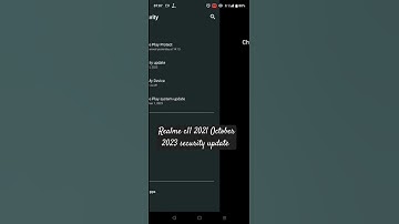 Realme c11 2021 security update (October 2023) #realmec112021 #shorts