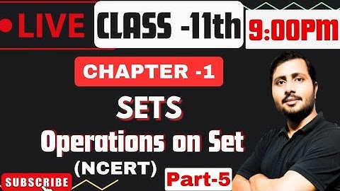 Set Theory 03 | Union , Intersection and Difference of Sets | Class 11 | CBSE | JEE @Mathelogy