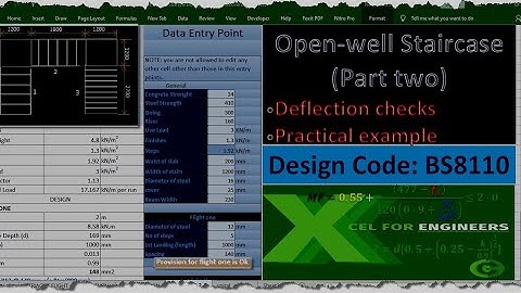 Design of Open-well Staircase (Part)