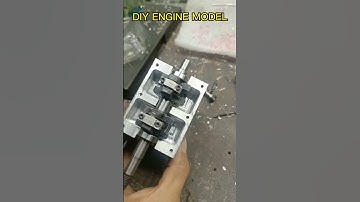 DIY ENGINE MODEL#enginediy #miniengine #enginebuild #engineeringjobs #engineer #engineeringlife