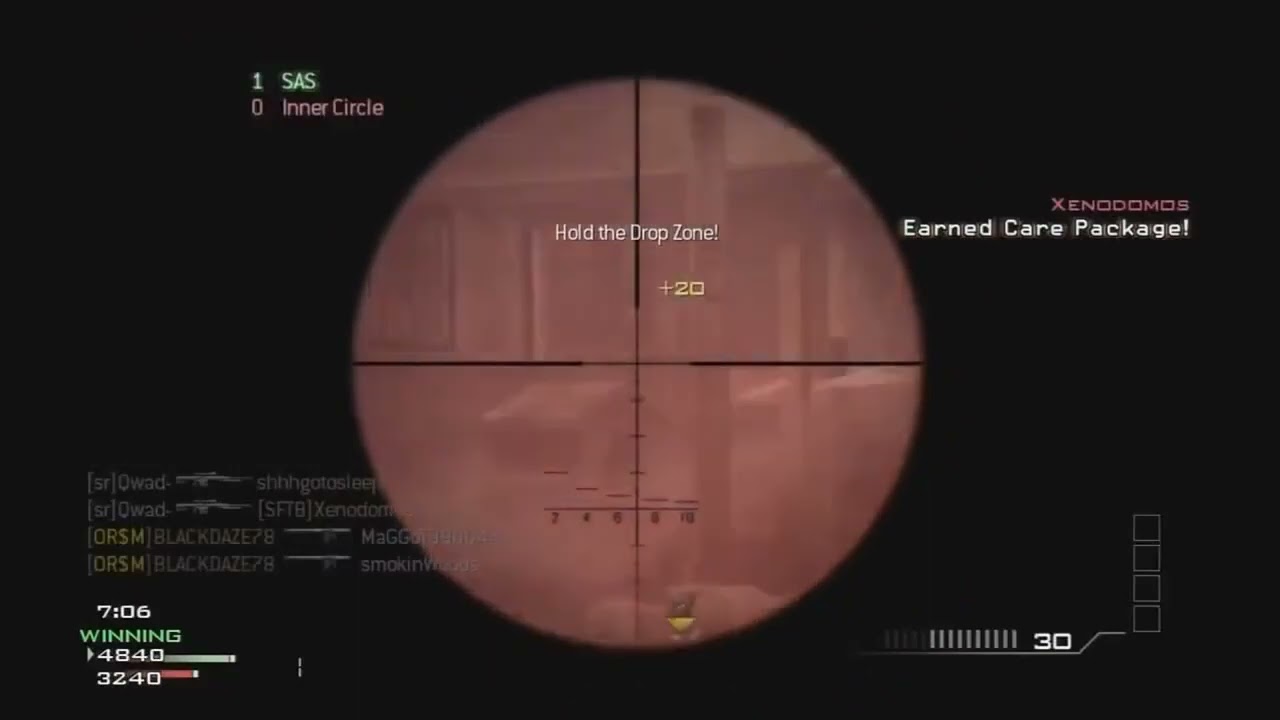 CRAZY 9 MAN KILL FEED ON MW3