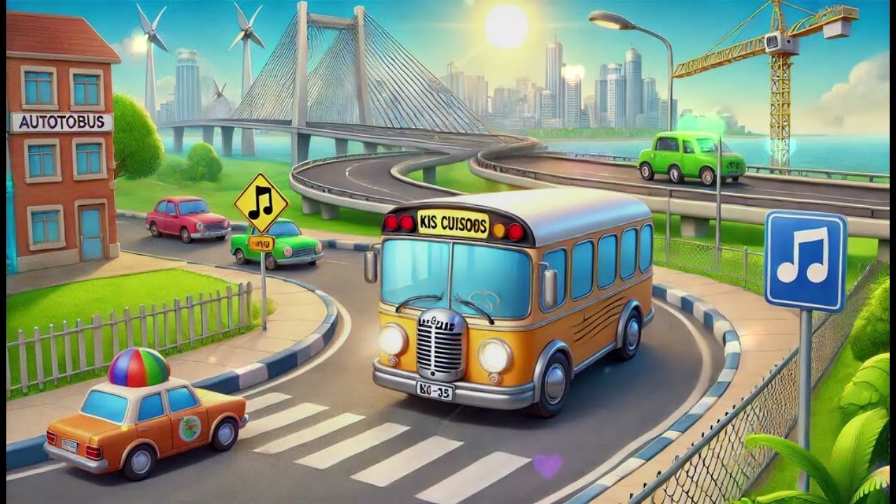 "Las Ruedas del Autobús | Canción Infantil – ¡Canta y Baila en el Autobús!"