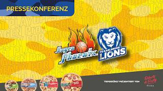 Pressekonferenz: Phoenix Hagen vs. Karlsruhe | presented by Frosty Pizza