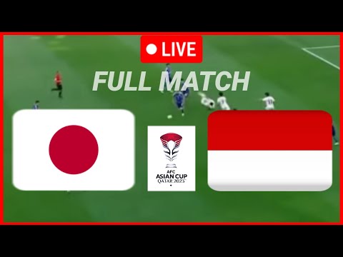 🔴Japan vs Indonesia [ライブ] 日本 vs インドネシア | AFCアジアカップ2024 Video Game Simulation