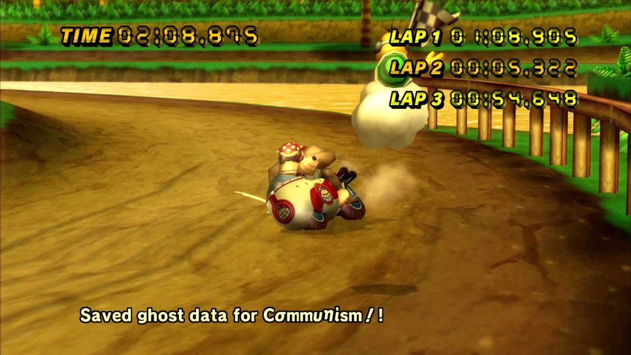 [MKwii TAS]N64 DK Jungle Parkway Flap - 5''322 - ‎