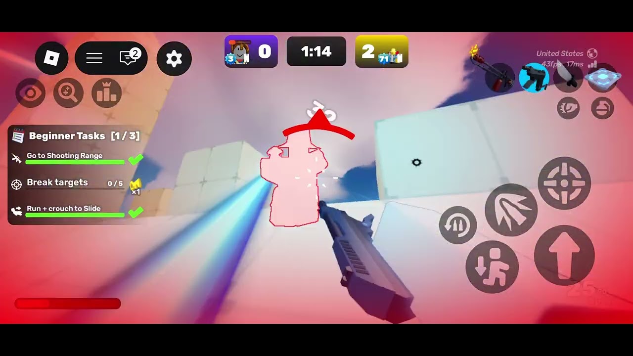 Playing roblox rivals until I win - YouTube