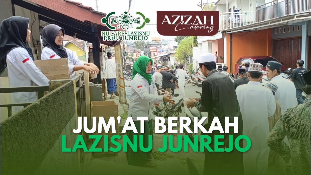 [16] Jum'at Berkah Lazisnu X Azizah Catering di Masjid Besar Al-Asy'ari