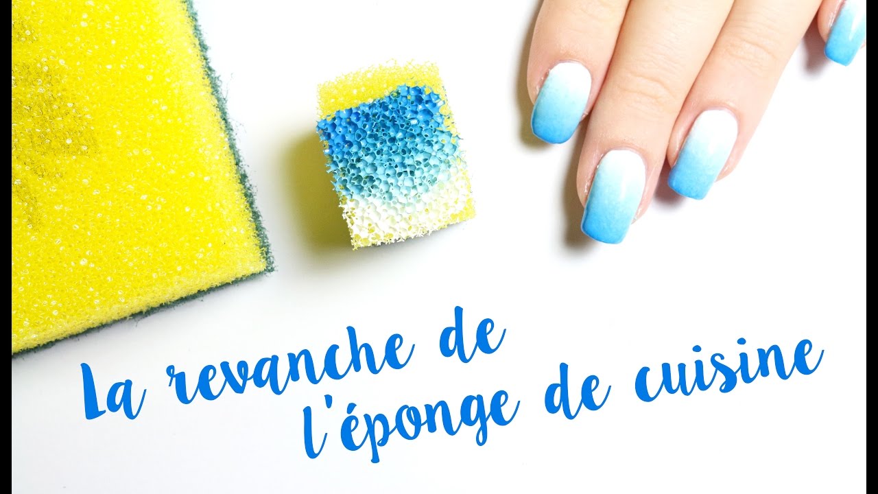 Crash test : La revanche du nail art à l'éponge de cuisine!