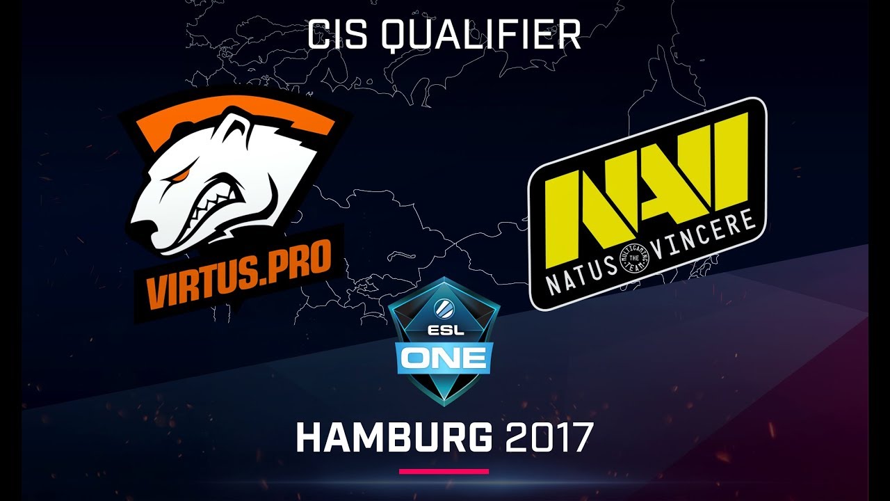 Dota 2 - Virtus.pro vs. NaVi [Game 2] - Semifinal - CIS Qualifier - ESL One Hamburg 2017