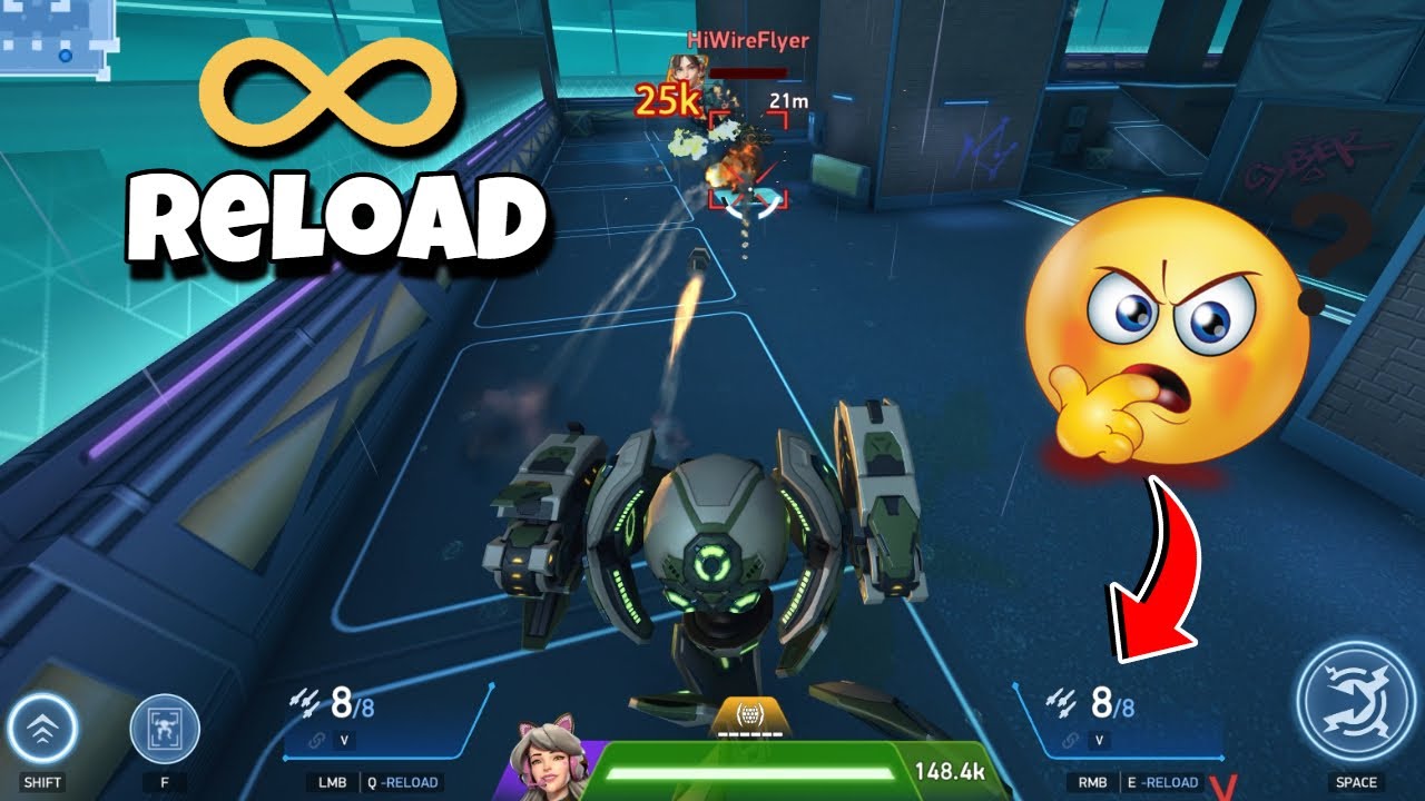 Storm Rack Have Zero Reload | Mech Arena - YouTube