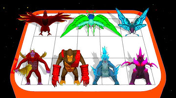 Merge Kaiju: Kong X Godzilla Ultimate Rampage Fight Monster Battle Gameplay #gaming