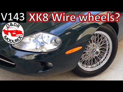 Jaguar XK8 Wire wheels?  V143 / XKR (X100) Aftermarket retro stainless steel bolt-on fitment