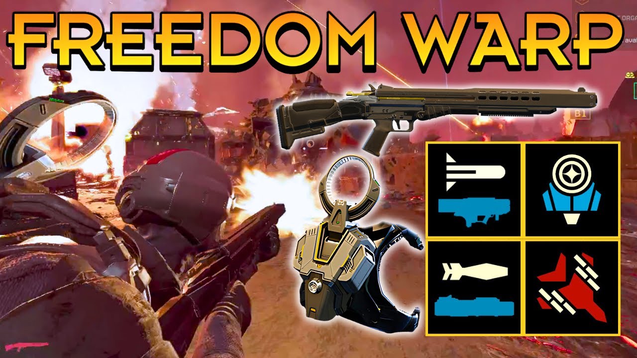 Helldivers 2 - Double Freedom and Warp Pack is my new FAVORITE loadout