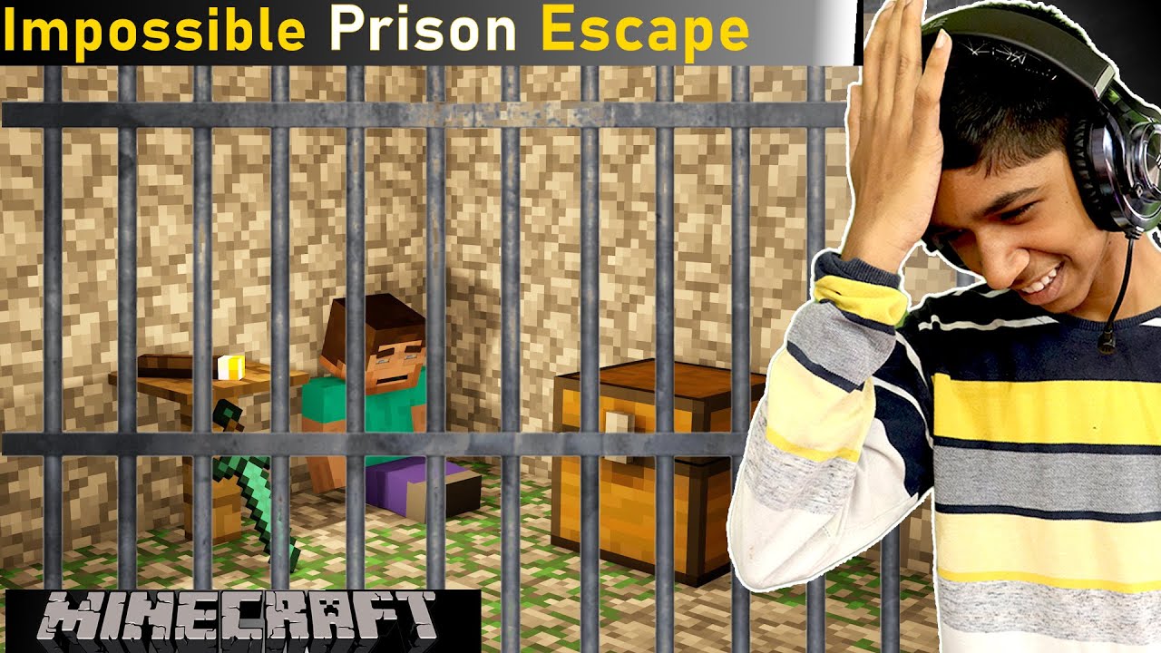I ESCAPED BEDROCK PRISON IN MINECRAFT | MINECRAFT HINDI GAMEPLAY ...