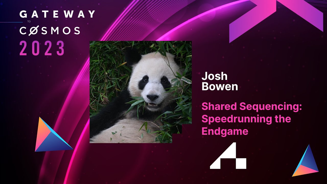 Josh Bowen (Astria) - Shared Sequencing: Speedrunning the Endgame