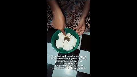 English assignment (procedure text) meking fried tofu 🧑‍🍳👀