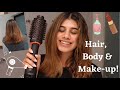 Full Blow Dry, Body care & Make-up Routine! | Malvika Sitlani Aryan
