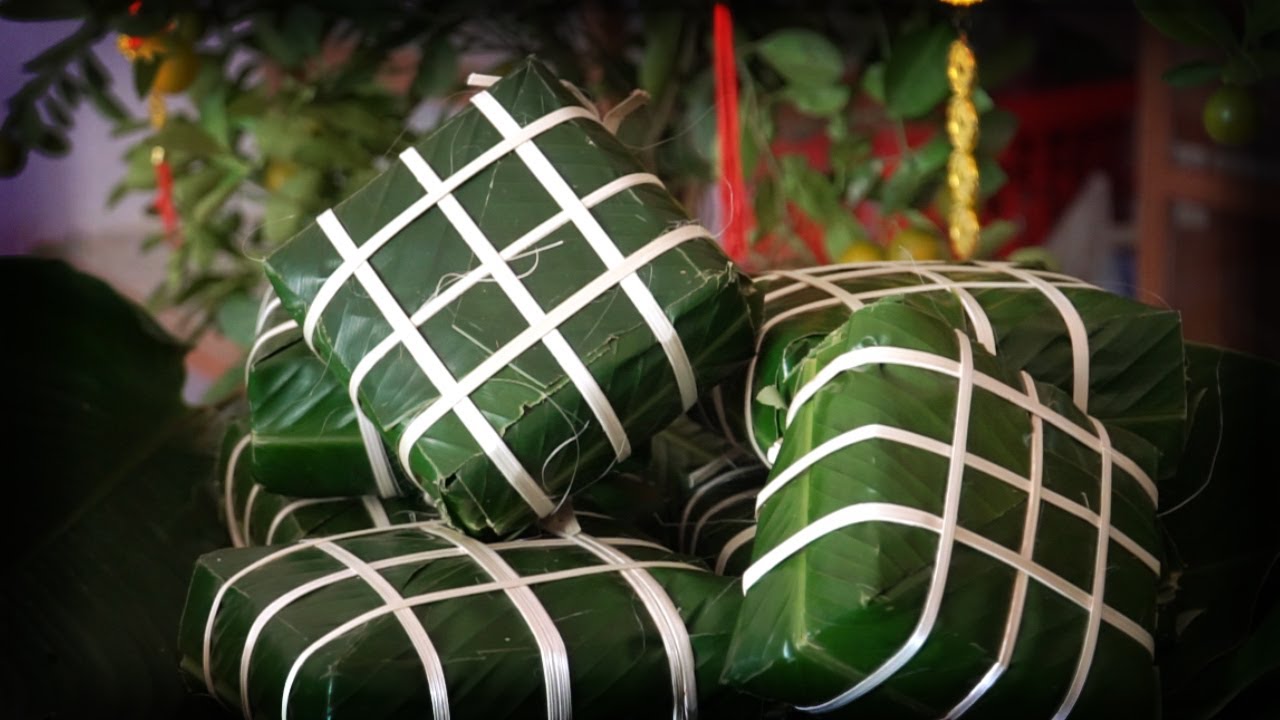 CÁCH LÀM BÁNH CHƯNG KHÔNG CẦN KHUÔN_HOW TO MAKE CHUNG CAKE (ENG SUB)