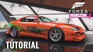 Forza Horizon 5 | Brian's Toyota Supra Build Tutorial!