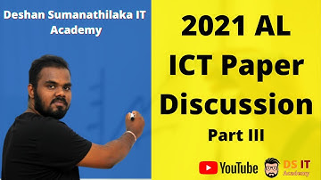 2021 AL ICT MCQ Paper Discussion Part 3  [ 2022 February AL ICT] - DSIT Academy