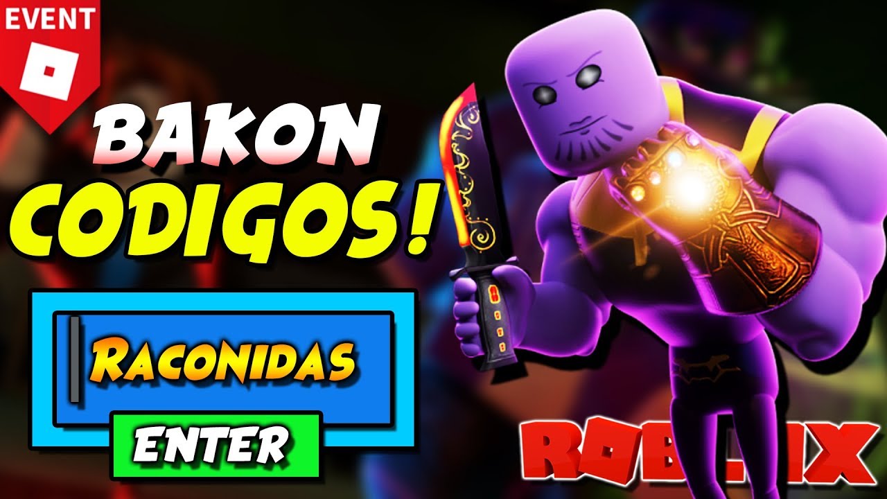 Codigos De Bakon Roblox Skins Gratis Cuchillos Bacoins Evento - manucraft skin de roblox 2020