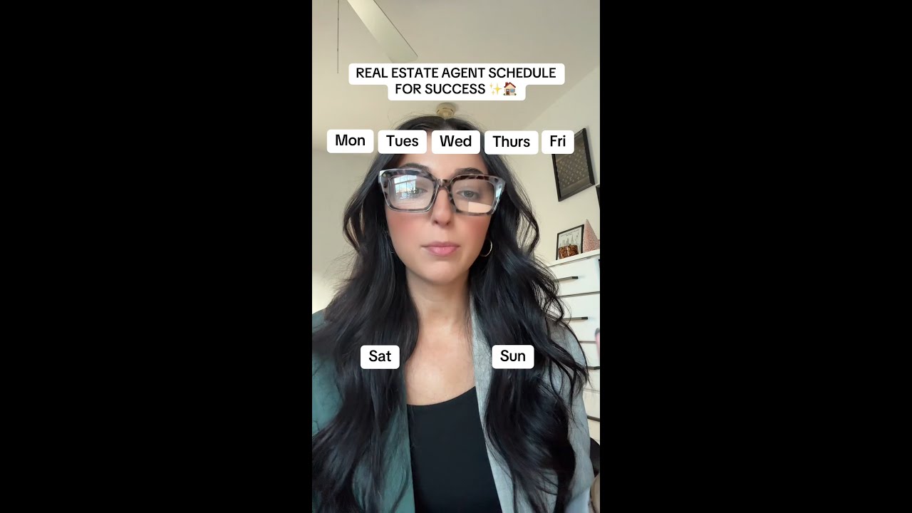 How to Organize Your Week for Maximum Productivity as a Real Estate Agent